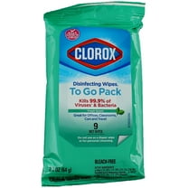 Clorox To Go Pack Disinfecting Wipes, Fresh Scent, 9 Ct (3 pack) (Bundle)