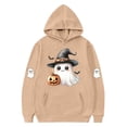 thumbnail image 3 of successthop Spooky Season Hoodie Graphic Ghost Pumpkin Toddler Girls Boys Fleece Long Sleeve Pullover Sizes 3-14, 3 of 3
