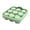 Light Green - 12.5cm, variant on 9 Cavity Rose Shaped Silicone Ice Mold Food Grade Reusable Ice Cube Tray for Cocktail Whiskey Drink Making 4.9×1.8 Inch