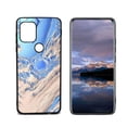 thumbnail image 1 of Compatible with Moto G Stylus 5G Phone Case, Blue Marble 35 Case Men Women, Flexible Silicone Shockproof Case for Moto G Stylus 5G, 1 of 1