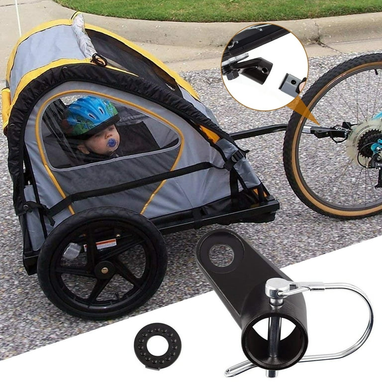 Xinhuadsh Bicycle Trailer Hitch Bike Tow Hitch Universal Bike Trailer Hitch Coupler Easy Attach Heavy Duty Connector for Kids dog Stroller Secure
