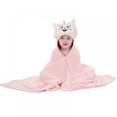 thumbnail image 2 of Baywell Hooded Beach Towel for Kids - Gifts for Girls - Kids Hooded Bath Towel - Poncho Robes Animal Cosplay - Keeps Kids Dry After Bath Time A3 10 Years, 2 of 5
