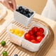 thumbnail image 3 of Fiudx Bento de Frutas para Picnic de Primavera, Contenedor Portátil para Refrigerios, Bandeja Versátil para Servir, Diseño Fácil de Limpiar, Materiales de Calidad Alimentaria, Caja de Regalo Práctica, 3 of 4