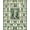 Green, Pattern 1, variant on ODIKA Graphic Funky Men Bold Cartoon Motif Bathroom Anime for Dorm Room, Small Living Apartment, Stain Resistant Low Profile