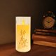 thumbnail image 5 of Uuiauoio Acrylic Electronic Candle Lamp Flameless Flickering LED Night Light for Bedside Table Desk Home Decor Safe Decorative Lighting Gift, 5 of 6