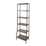 Silverwood Leighton Bathroom Collection 6 Tier Etagere, Black 67.5"