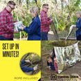 thumbnail image 3 of 2 Pcs Abri d'Urgence Jetable Tente Portable Camping SOS Abri (Argent), 3 of 5