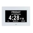 thumbnail image 4 of Reloj digital de 7 pulgadas para personas mayores, reloj despertador electrónico, calendario, recordatorio de medicamentos, 4 of 5