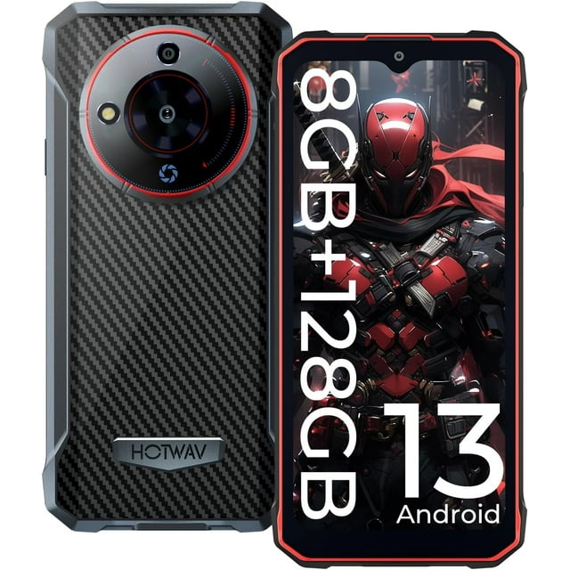 Smartphone HOTWAV T7 8 GB de RAM 128 GB de ROM 6.52 pulgadas Android 13