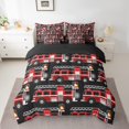 thumbnail image 2 of Fire Truck Queen Size Comforter Set - Bedding Set Queen 7 Pieces,Red Fire Fighting Vehicle Bed in a Bag Rescue Car Fire Engine Bed Set with Comforter,Sheets,Pillowcases & Shams, 2 of 5