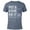 Navy Heather, variant on Marvel Hawkeye Put A Bow On It Holiday - Short Sleeve Blended T-Shirt for Adults – Customized-Ocean Blue