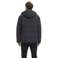 thumbnail image 4 of Wantdo Men's Winter Jacket Recycled Hooded Thicken Winter Coat Windproof Windbreaker Jacket Dark Gray M, 4 of 9