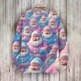 thumbnail image 6 of WTOBBY Women's Christmas Themed Knit Sweater, Long Sleeve Crewneck Pullover with Cute Print, Festive Holiday Blouse for Fall, Soft Comfortable Yarn Material,Light Purple M, 6 of 6