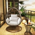 thumbnail image 4 of ChicYu Single Swing Chair Cushion Home Hanging Chair Pad Indoor Outdoor Cradles Chair Cushion Comfortable Pad for Hanging Swings and Cradles Chairs, 4 of 5