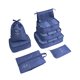 thumbnail image 1 of Matsuzay 8 unidades/juego de ropa de Hotel para el hogar, pantalones, bolsas de almacenamiento, senderismo, ropa interior de nailon, calcetines, Almacenamiento y organización del hogar Azul marino, 1 of 6