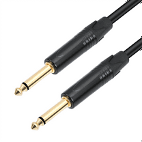 6.35mm 1/4 Guitar Cable Male to Male /TRS Balanced Stereo Audio Cable for Electric Guitar Amp Mixer Speaker 100cm