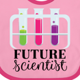 thumbnail image 4 of Inktastic Future Scientist Girls Chemistry Girls Baby Bib, 4 of 4