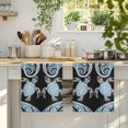 thumbnail image 4 of Polynesia Texture Kitchen Towels Set of 4, Vintage Traditional Tribe Sea Turtle Abstract Absorbent Dish Towels for Kitchen, Microfiber Hand Towel, Quick Drying Tea Towel Decorative Dishcloths, 4 of 7