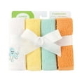thumbnail image 2 of Luvable Friends Baby Unisex Super Soft Cotton Washcloths, Octopus, One Size, 2 of 2