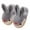 Gray, variant on Children's Winter Rabbit Boys/Girls' Warm Non Slip Home Plush Slippers Hot Pink qILAKOG Size 28