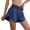 Blue, variant on Women's Workout Shorts Athletic Running Shorts High Waisted Gym Shorts High Waist Yoga Shorts for Women 9 Flare Leg Yoga Pants for Short Women