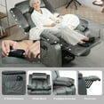 thumbnail image 2 of Resenkos Power Lift Recliner Chair for Elderly with Massage & Heat, Remote Control, Footrest, Side Pockets, Electric Lift Chair, Gray, 2 of 8