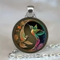 thumbnail image 2 of K-KED Hummingbird Charm Pendant Keychain Printed Metal Animal Keyring Fashion Unisex, 2 of 3