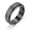 Black, variant on Turnable Anxiety Rings Rainbow Silver Color Relieve Stress Rings For Women Men
