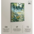 thumbnail image 2 of Green Moss Monet Garden Green Abstract Canvas Wall Art by Art Remedy, Gallery Wrapped, 24"x36", 2 of 7