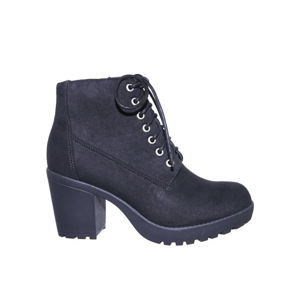 women's stark lug sole ankle booties