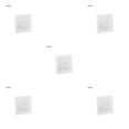 thumbnail image 1 of Toystoory Ganchos Colgadores autoadhesivos Ganchos de estante sin rastro montados en la pared de plástico Type1 NO1, 1 of 6