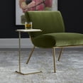 thumbnail image 2 of Uttermost Elevate White Marble Drink Table, 2 of 7