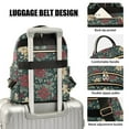 thumbnail image 3 of FORMRS Mini Backpack Purse for Women Travel Daypack Casual Shoulder Bag, Christmas Holly Leaves, 3 of 7