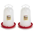 thumbnail image 1 of Little Giant 3-Gallon Heavy-Duty Plastic Gravity Fed Poultry Waterer (2 Pack), 1 of 7