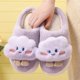 thumbnail image 3 of Lindas pantuflas de algodón de Sanrio Hellokitty Mymelody Cinnamoroll para el hogar, pantuflas de felpa cálidas con suela gruesa para interiores, regalo para niña, 3 of 5
