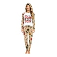 thumbnail image 4 of Lvotionpl 2026 Matching Family Christmas Pjs, Matching Christmas Pajamas Long Sleeve Top & Pants Set Matching Holiday Family Pajama Xmas Sets, 4 of 5