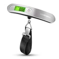 thumbnail image 1 of Digital Luggage Scale Gift for Traveler Suitcase Handheld Weight Scale 110lbs Silver, 1 of 9