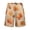 Orange Autumn Leaves Pattern, variant on Men’s Sleep Shorts Relaxed Fit Lounge Pants with Pockets Mens Pajama Loungewear Home Wear Comfort Rose Gold Glitter Large
