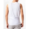thumbnail image 4 of Athletic Tank Tops For Men Quick Dry Summer Mesh Tank Top Sleeveless Workout Shirts Breathable Athletic Undershirt Lightweight Gym Workout Base Layer Vest 3XL White, 4 of 4