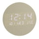 thumbnail image 2 of Reloj de pared digital de 7,5 pulgadas con brillo automático, formato 12/24 horas, USB, temperatura, fecha y día. Gris, 2 of 9