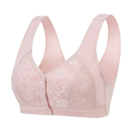 Xiaoxatg Women s Sports Sleep Tank Top Large Size Non Steel Ring Underwear Front Buckle Bra Sports Bras for Women Pack