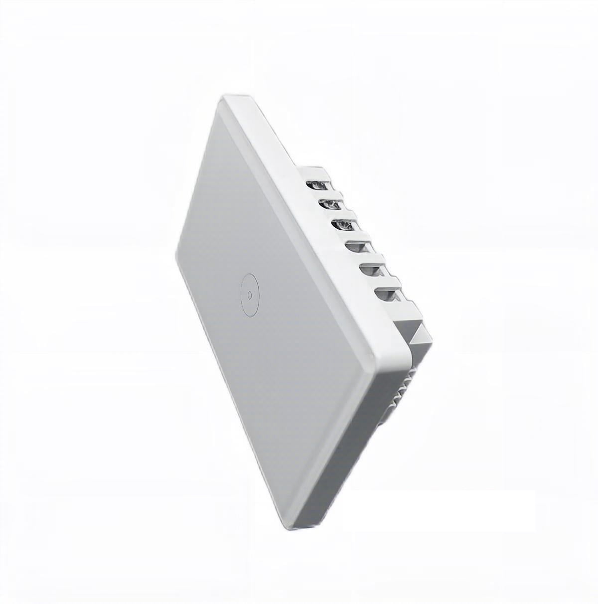 Gantch ZigBee Smart Touch Wall Light Switch,Requires Tuya ZigBee Hub,N+L Wiring,No Capacitor,Smart Life Tuya 1/2/3/4 Way Remote Control, Work with Alexa Google Home, 2MQTT,1 Gang White