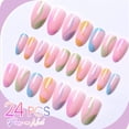 thumbnail image 2 of Press on Fake Nails, 24pcs False Nails, Reusable, Perfect for Women & Girls, 2 of 5