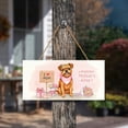 thumbnail image 3 of Happy Mother's Day Brussels Griffon Love Dog Mom Heart Flower Landscape Wood Sign Griff Dog Lover Hanging Wall Home Decor - 12004, 3 of 5