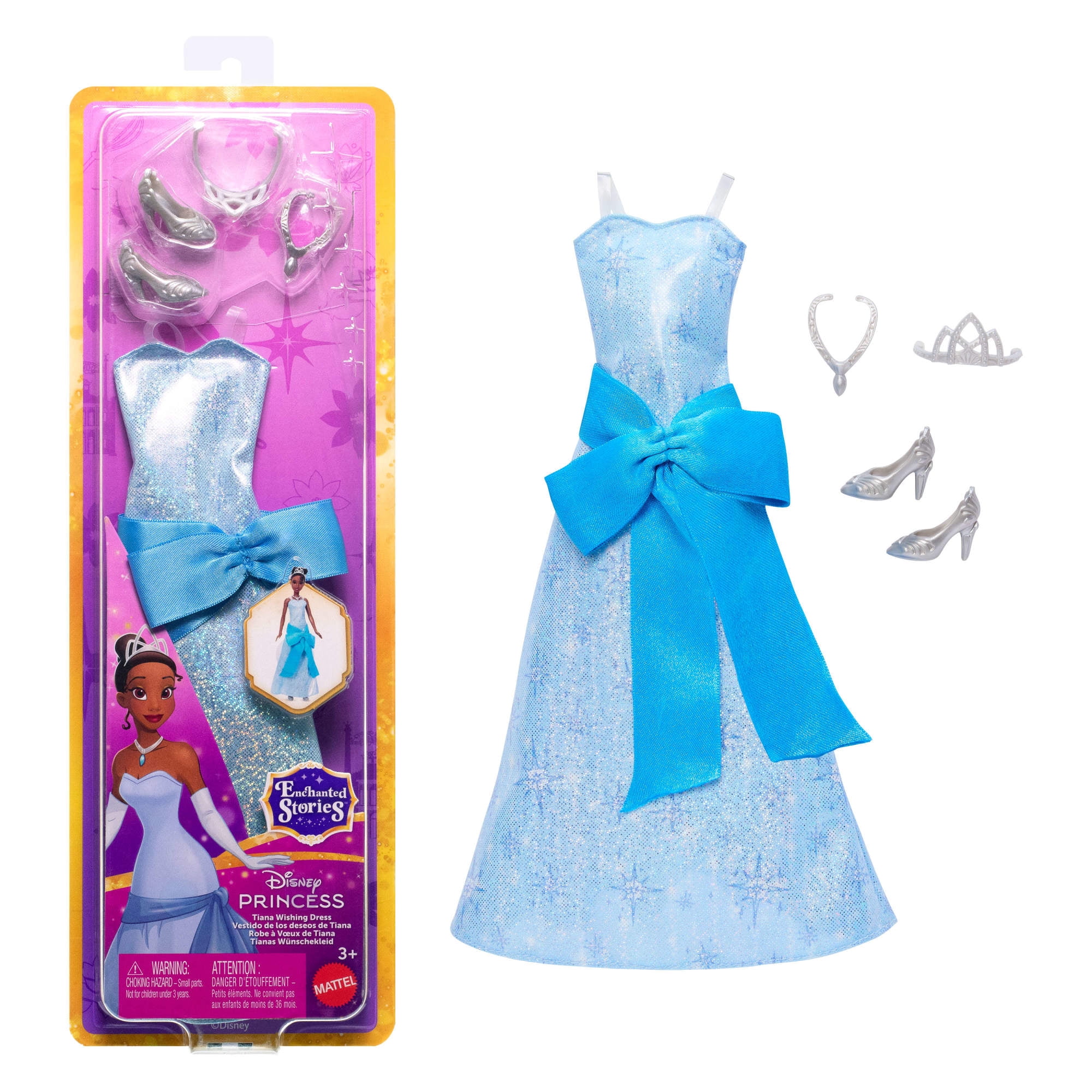 Disney Princess Enchanted Stories Tiana Clothing, Wishing Star Fashion [Walmart Exclusive]