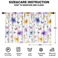 thumbnail image 2 of Blackout Kids Curtains,Floral Butterfly Pattern Childrens Insulated Curtains Set Of 2,Bedroom Essentials,Toddler Room Decor 42x54in(106x137cm), 2 of 4