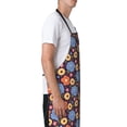 thumbnail image 3 of Bingfone Leaves Flower Apron Gifts For Men, Women Professional Grade Chef Apron for Kitchen,BBQ & Grill, 3 of 8