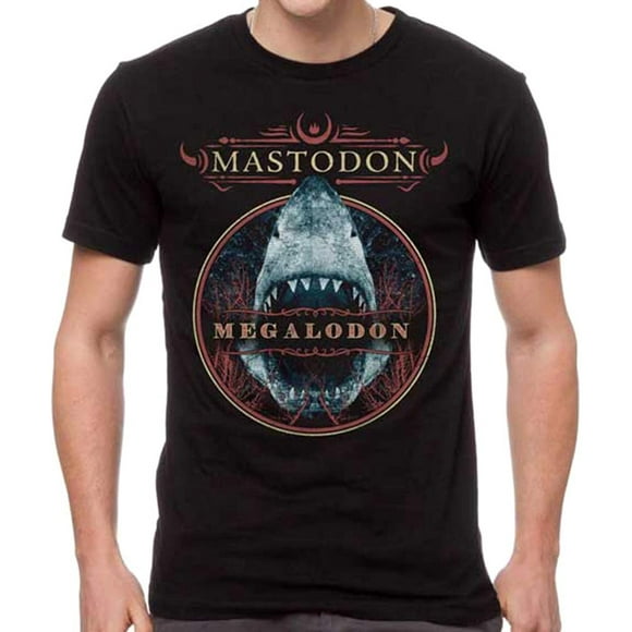 T-Shirt Global Mastodon Megalodon Circle Slim Fit à Manches Courtes