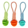 thumbnail image 4 of Smart Rubber Dog Toy Ball for Dental Training, Blue, 33 * 6.5cm, 4 of 5