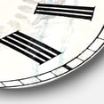 thumbnail image 3 of Designart 'Farmhouse Florals VIII' Metal Wall Clock, 3 of 3